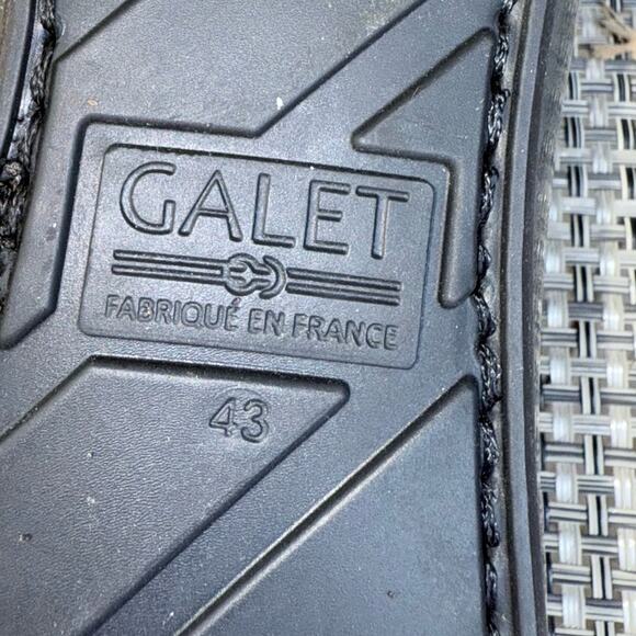 GALET Men's Patent Slip-On Loafers Forrest Green Size FR 43 / US 10 - Picture 5 of 7